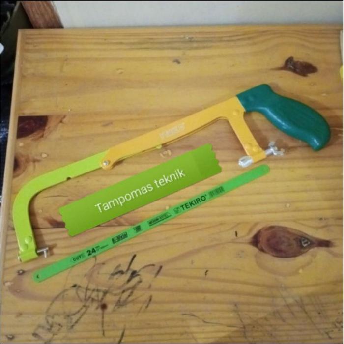 Gagang Gergaji Besi + Mata Gergaji Besi Tekiro 24TPI 300mm
