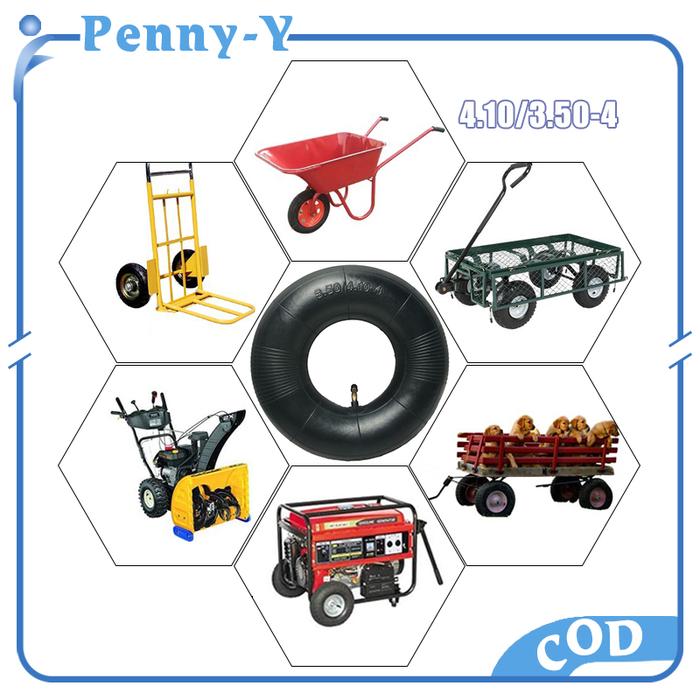 Ban Dalam Ring 10 Inch Ban Dalam 4.10/3.50-4 Untuk Kereta Sorong Dan Mobilan Aki