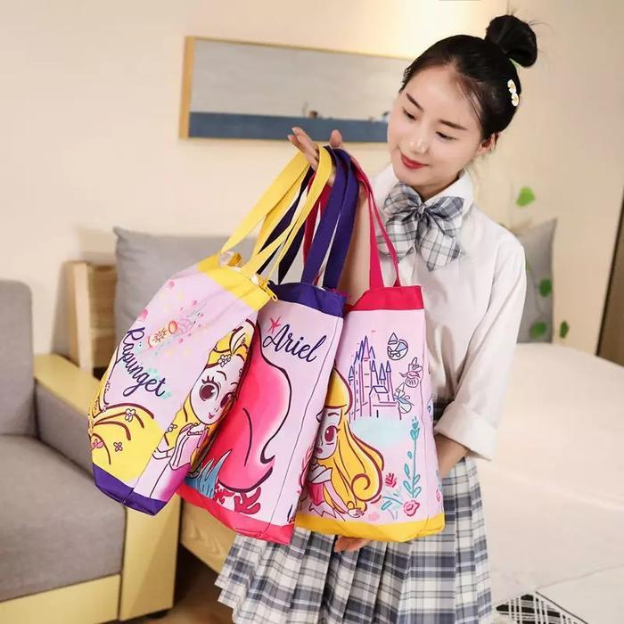 STOK TERBATAS tas princess disney cinderella belle ariel impor