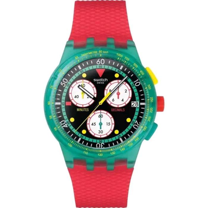 Swatch SUSG409 Jam Tangan Pria Water Resistan Original 100% Garansi Resmi
