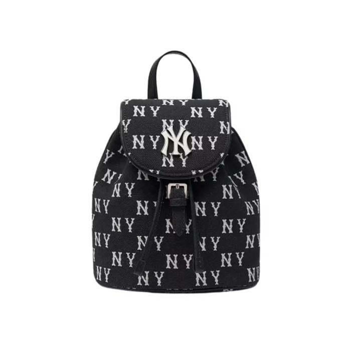 COSEY Classic Monogram Jacquard Mini Backpack - NY Black -