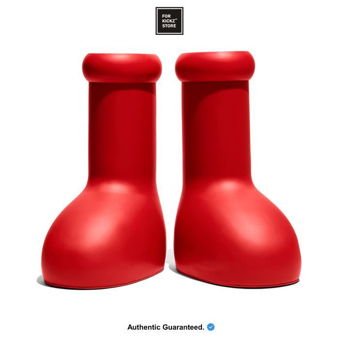 NEW MSCHF x ASTROBOY BIG RED BOOTS