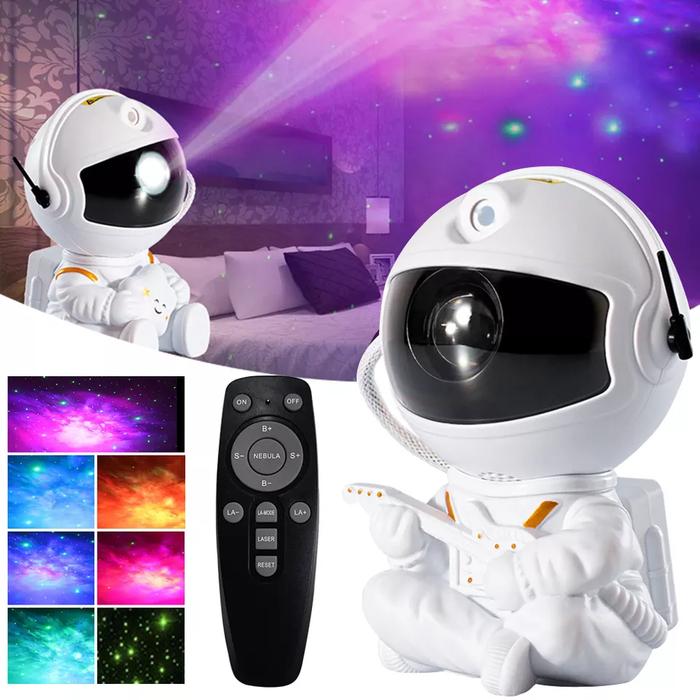 Astronaut Projector LED Laser Space Galaxy Projector 360 Degree Star