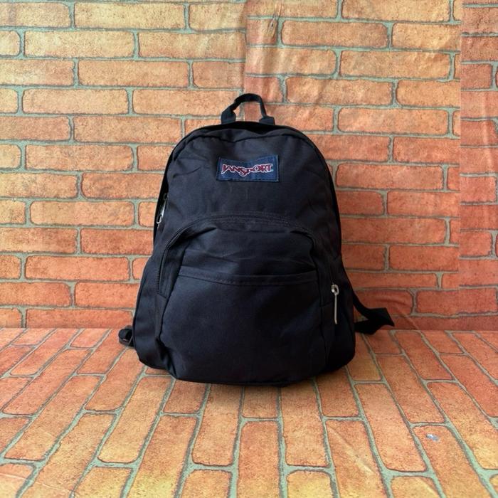 TAS RANSEL JANSPORT MINI PRIA WANITA SECOND BRANDED KANVAS HITAM / TAS RANSEL KECIL PRIA WANITA JANS