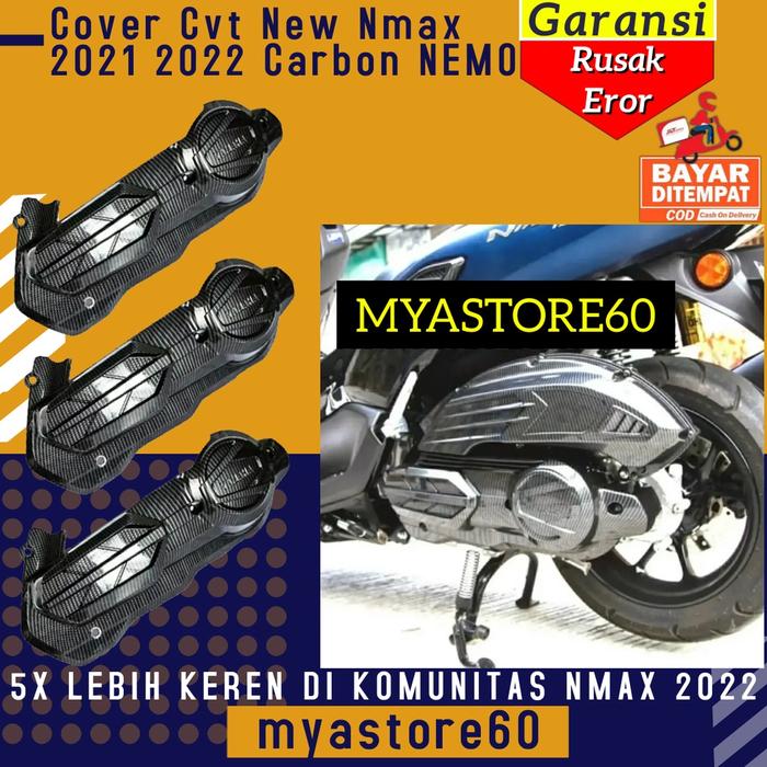 Cover Tutup CVT Mesin New Nmax 2021 2022 Caon NEMO Cover CVT Nemo Nmax New Aksesoris Nmax 2021 Varia