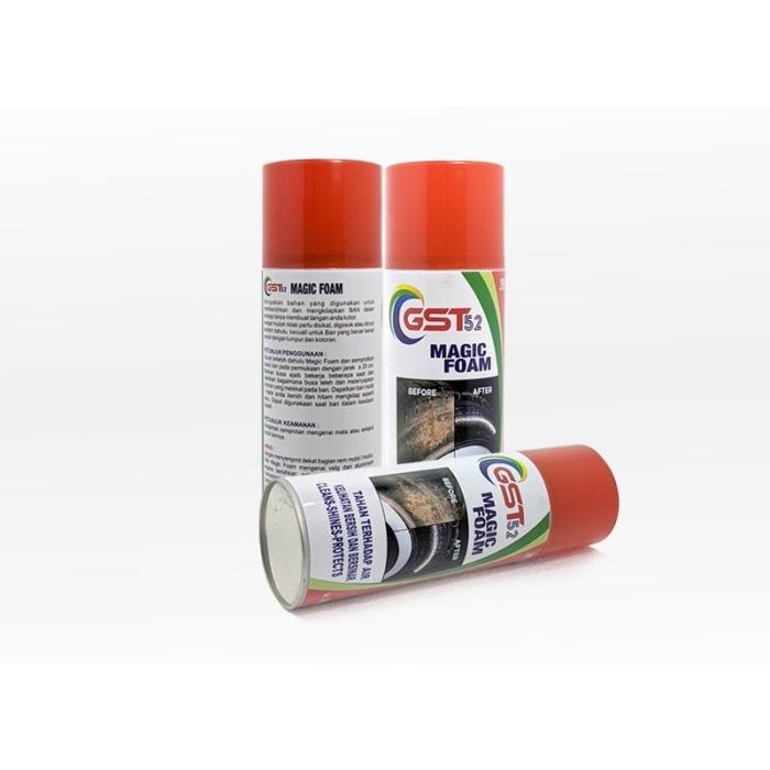 GST52 Magic Foam Semir Ban Pengkilap Ban Mobil Motor Tahan Lama