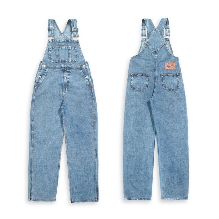 Vearst Denim Overall Benjy Acid Blue Overall  Cowok