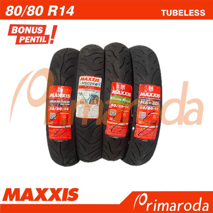Ban Depan Yamaha X-Ride 125 Tubeless MAXXIS 80/80 Ring 14