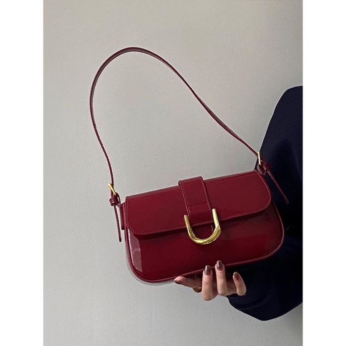 Tas Selempang Kulit Wanita Tas Hp Cewek Mengkilap Mini Shoulder Bag SLL 431