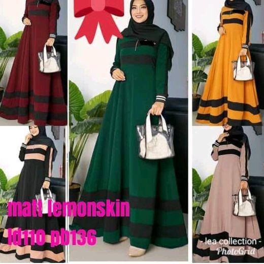 Gamis Busui Ninos Murah dan Mewah untuk Lebaran - Syari, Crinkle, Pesta, Remaja, Dress, Wanita, Musl