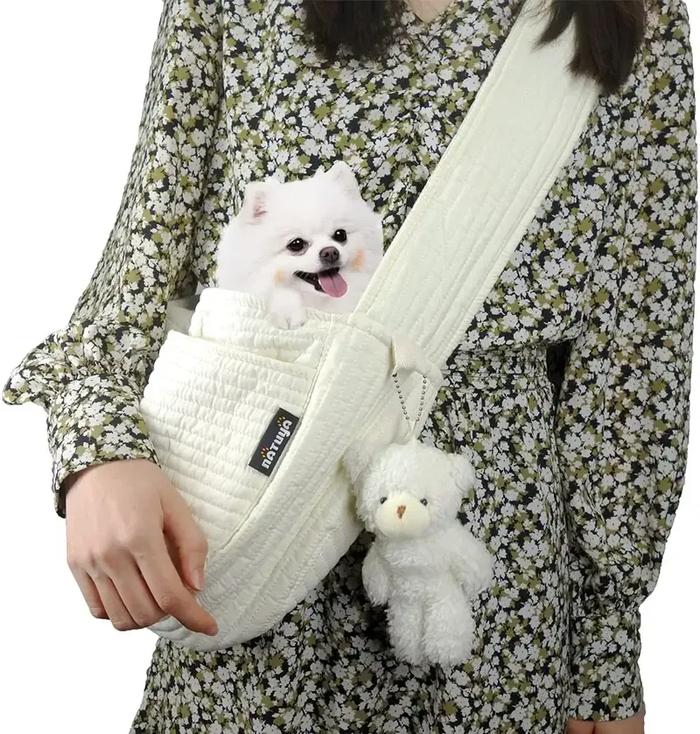 Tas ransel hewan peliharaan anjing kucing kecil, tas ransel hewan