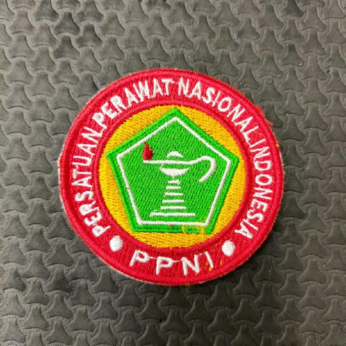 Logo bordir PPNI,logo bordir,bordir logo,logo,bordir