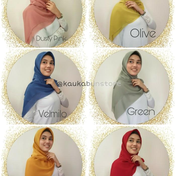 Hijab Kerudung Segiempat/Segitiga Instan Tali Dagu Double Hycon EL32