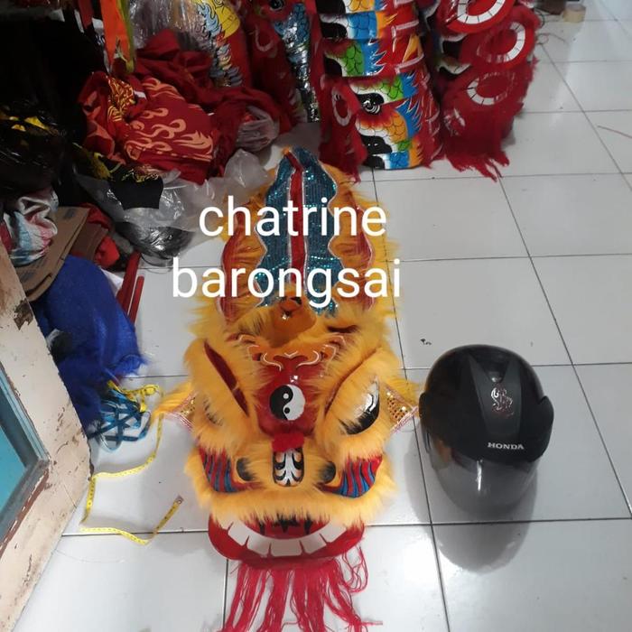 barongsai anak imlek bentuk seperti asli