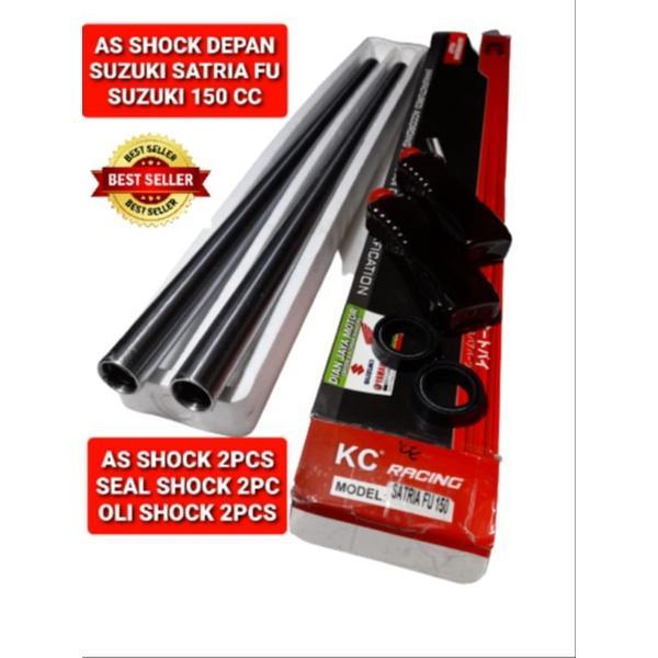 AS SOK SET SHOCK BREAKER DEPAN SUZUKI SATRIA FU150 +OLI +SIL SHOCK