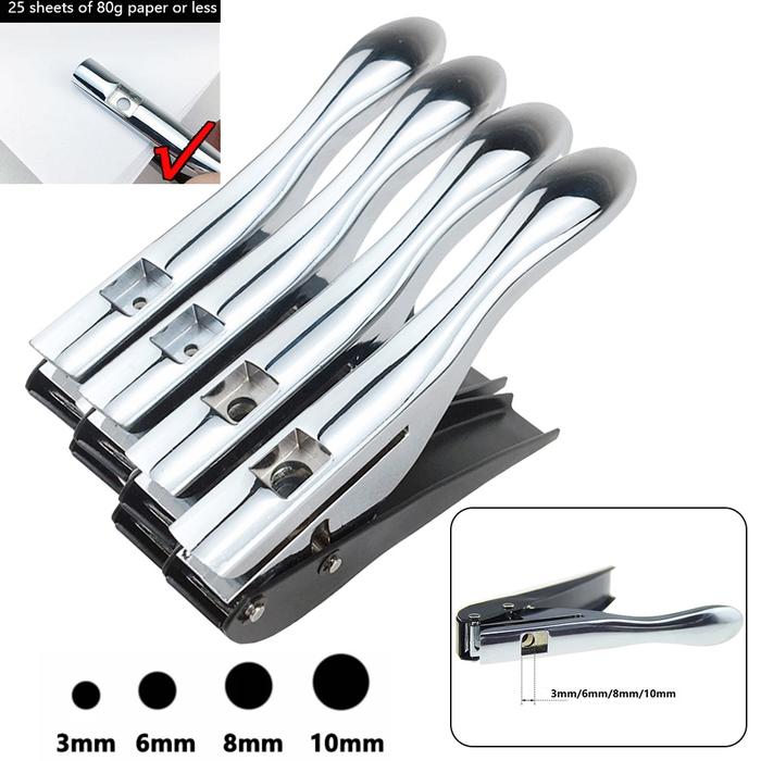 Screw Covers Hole Punch 3-8mm Aperture Round Circle Hole Punch Pliers