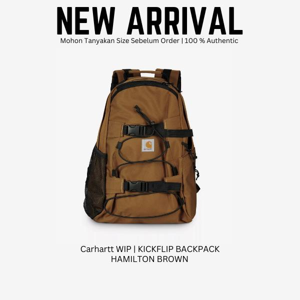 Carhartt WIP | KICKFLIP BACKPACK | Tas Ransel UNISEX pria dan Wanita 100% ORIGINAL