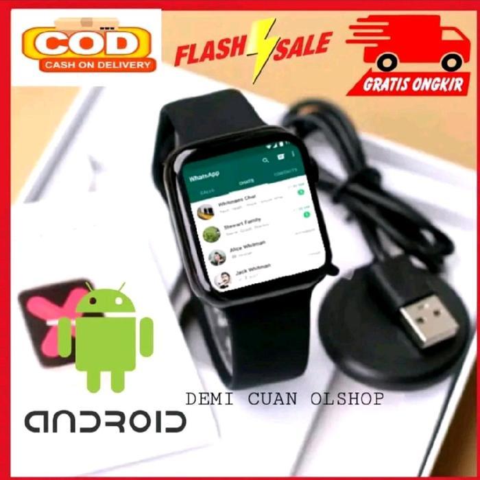 VIRAL DAN PALING LARISSS!!! Jam Tangan Android Whatsapp Pintar Smartwatch Monitor Bluetooth, Asli Ta