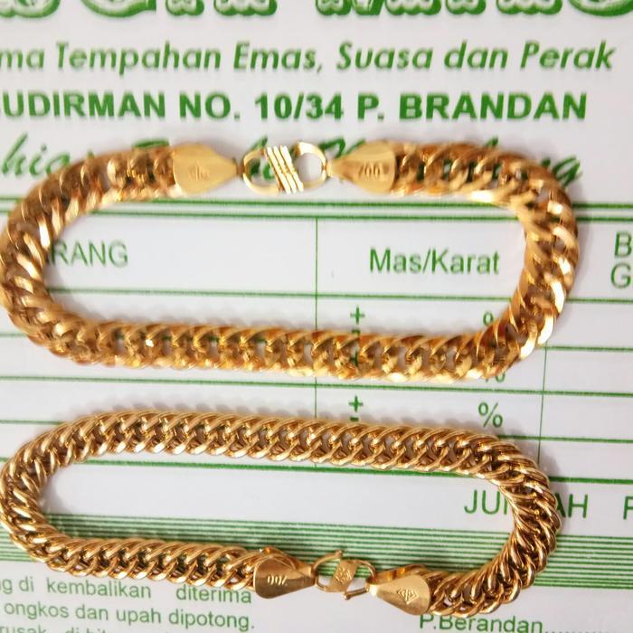 GELANG PAPAN EMAS ASLI 700 UBS