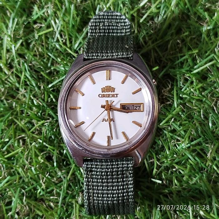 jam tangan pria ORIENT AUTOMATIC 21 JEWELS Japan Vintage