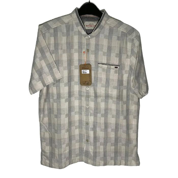kemeja koko watchout/oxa pria original baju koko baju muslim kemeja pria Pendek