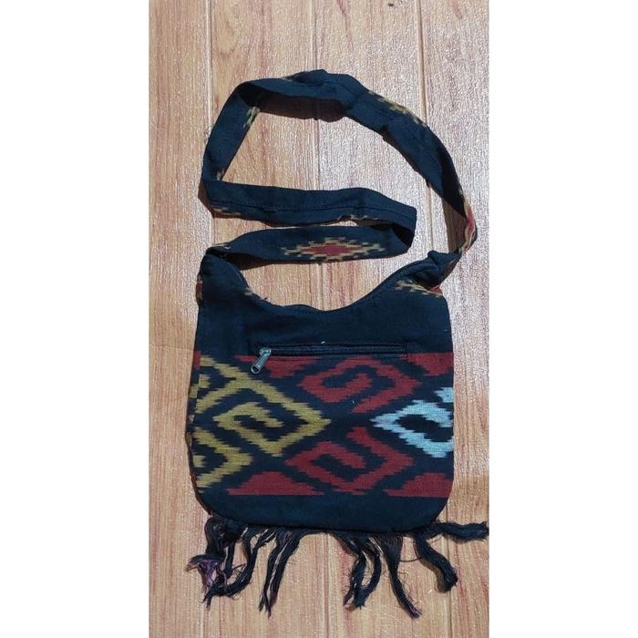 Tas Selempang Tenun Etnik Kecil Mini Motif Ethnic Lombok Toraja Dayak Kalimantan Bali NTT