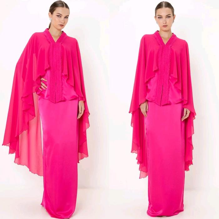 Dress Pink | Dress Magenta | Long Dress | Dress Satin | Dress Premium | Dress Pesta | Dress Jumbo | 