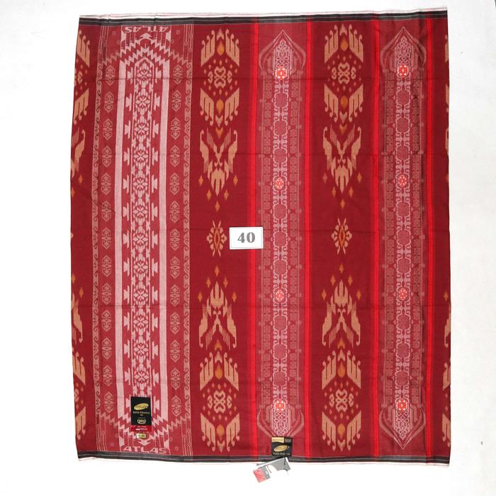 Sarung ATLAS Super Premium Gold S965 Motif JGC Varian Hitam Putih Warna Harga Terjangkau
