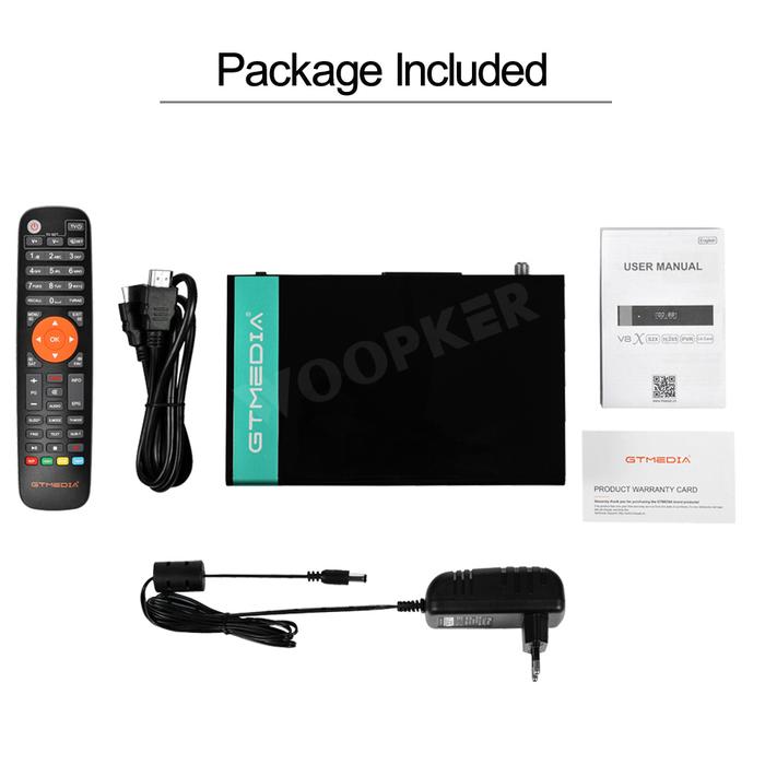 Penerima TV Satelit Full HD GTMedia V8X DVB-S2 Home Mini DVB S2X