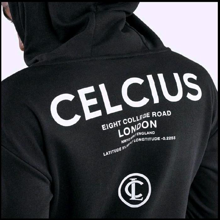 Sweater Hoodie Celcius London Hoodie Celcius Unisex Hitam