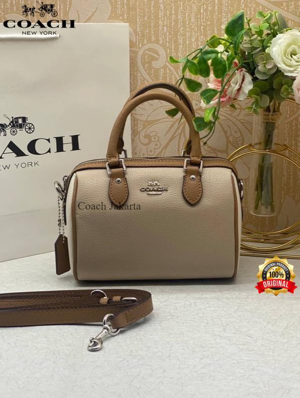 COACH Mini Rowan Crossbody Bag In Colorblock