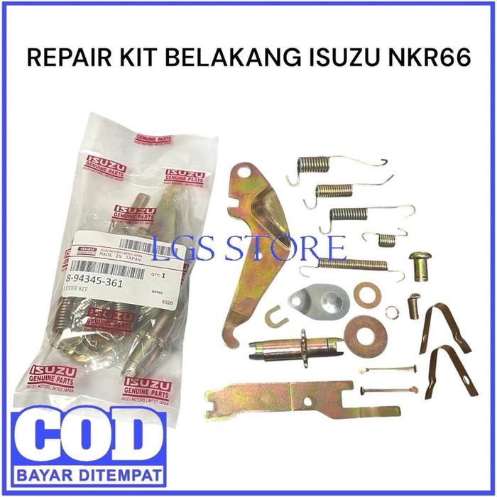 REPAIR KIT BELAKANG ISUZU NKR71 - BRAKE LEVER KIT ISUZU NKR66 - SETELAN REM BELAKANG ISUZU NKR71 NKR