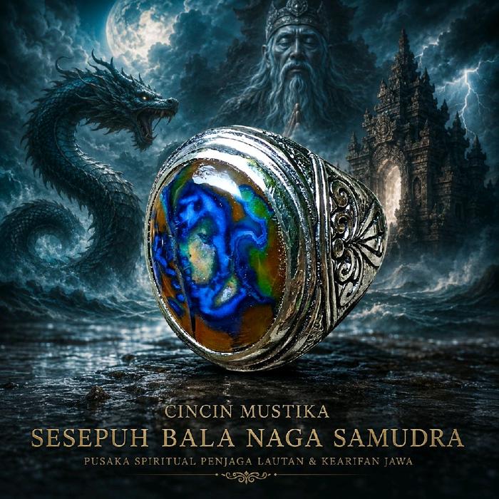 Cincin Musstika Sesepuh Bala Naga Samudra Wasilah Energi Spiritual Perisai Gaib Komando Kewibawaan M