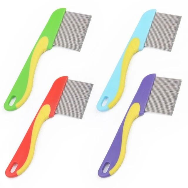 Sisir Kutu Gagang Panjang Sisir Kutu Logam Sisir Besi Rapat Sisir Serit Kutu