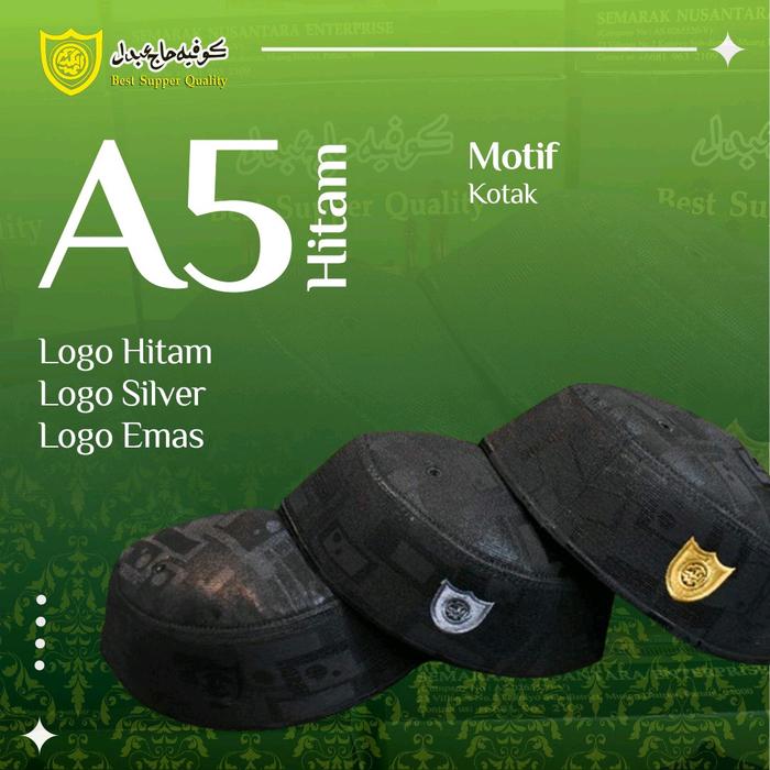 Peci Malaysia A5 Hitam Original 100% H. Abdul Karim
