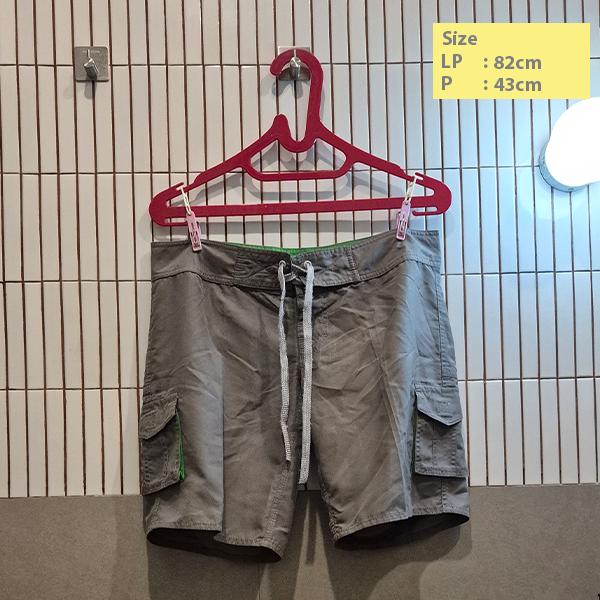 Preloved Murah!!! Celana Pendek Surfing Surf Wanita Low Waist Warna Abu-Abu