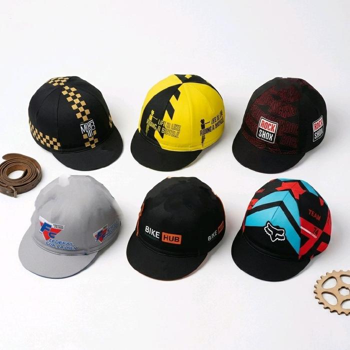 Topi Sepeda Cycling Cap Riding Hat Dryfit MTB Federal Seli Roadbike Downhill olahraga Touring outdoo
