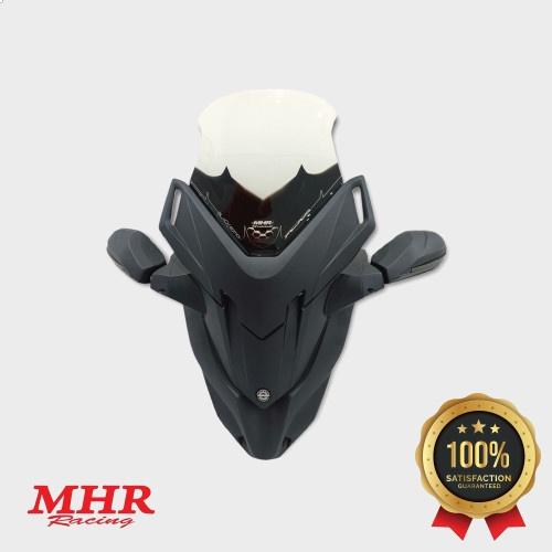Tameng Kedok Spion Windshield All New PCX-160 MHR Racing Plastik ABS