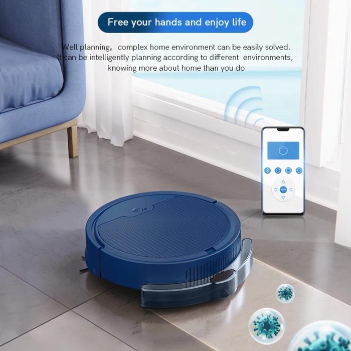 Hokkie OB8s Max Robot Vacuum dan Mop | Navigation | 2000 Pa Suction | Large 510ml Dust Tank
