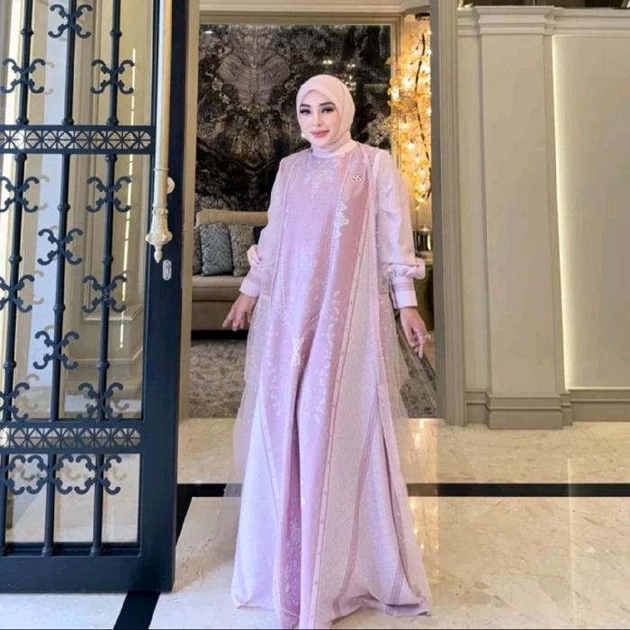 Dress Printing  SS Mix Tille Mutiara ORI Shellasaukia