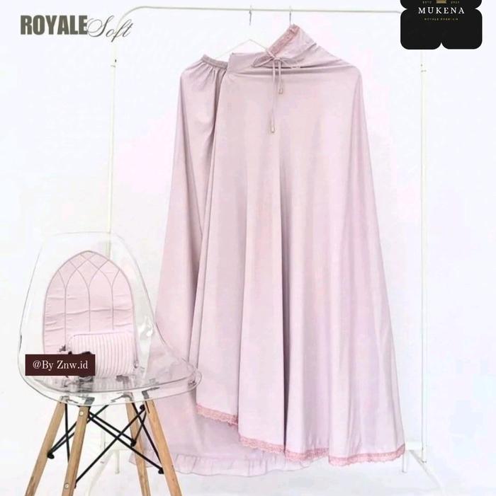 Best Seller Set Mukena Royale Mukena Silk Original Mukena Polos Mewah Sajadah & Tas Cantik High Qual