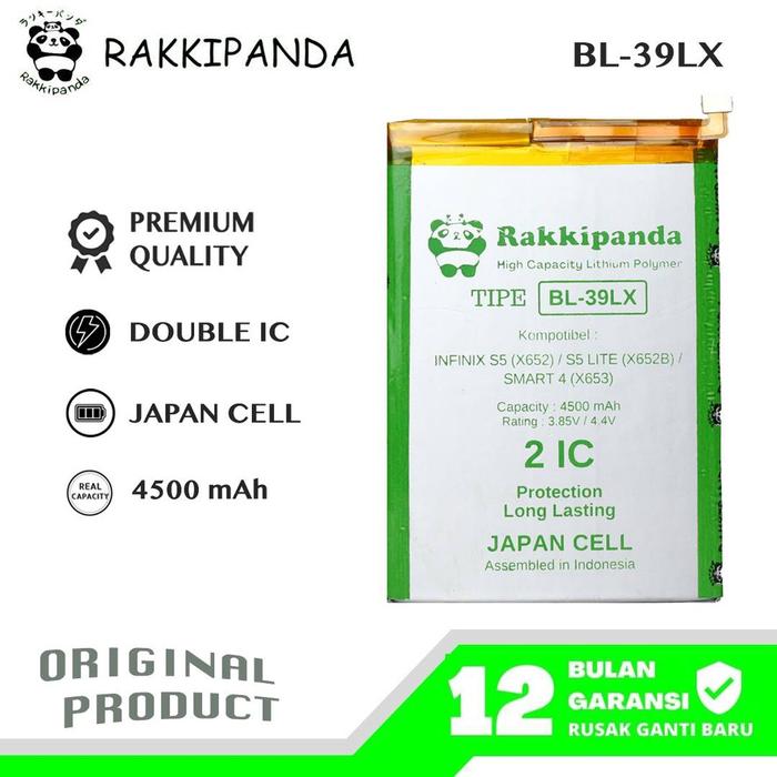 R/K- RakkiPanda - BL-39LX BL39LX Infinix S5 X652 / S5 Lite X652B / Smart 4 X653 Batre Batrai Baterai