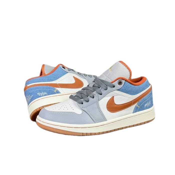Sneakers Nike AJ1Low Phantom Denim BNIB Pria Casual Sneakers
