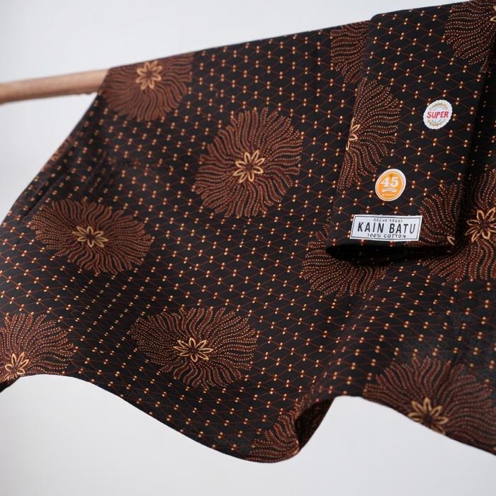 Kain jarik 45 SUPER solo asli - Kain batu 100% catton - Kain batik genesan sogan solo sidomukti peng
