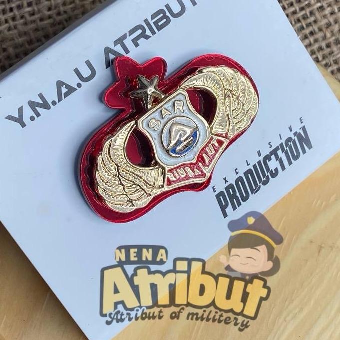 Nena Atribut PIN BRIVET WING SAR POLRI EXCLUSIVE Produk Y.N.A.U ATRIBUT Khusus Produksi