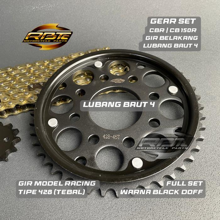 GEAR GIR SET PAKET CBR150R OLD K45G K45A CB150R SUPRA GTR CB VERZA 150