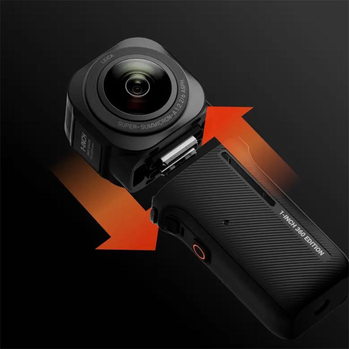 Insta360 ONE RS Kamera Aksi Modular Resolusi 48MP 4K60fps Tahan Air IPX8
