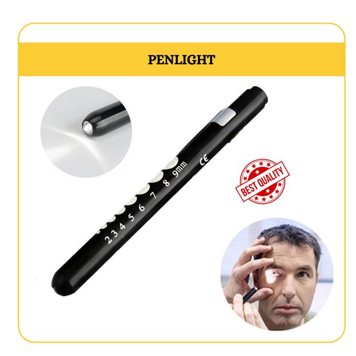 Black Medical Penlight (Cahaya Putih)  [BMP]
