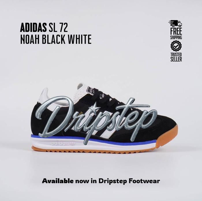 Sepatu Adidas SL 72 Noah Black White FW7857 - Driftstep Footwear