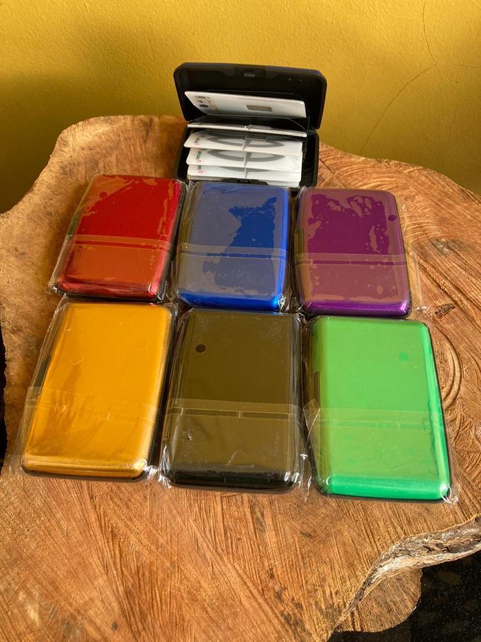 Souvenir Gift Dompet Kado Wallet Pouch Box Emas Logam Mulia Antam 11x7